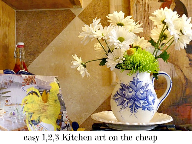 easy budget friendly kitchen art