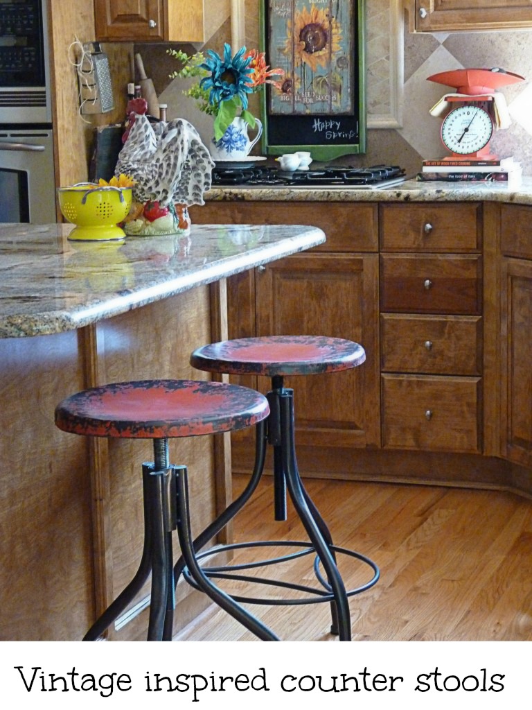 vintage inspired counter stools