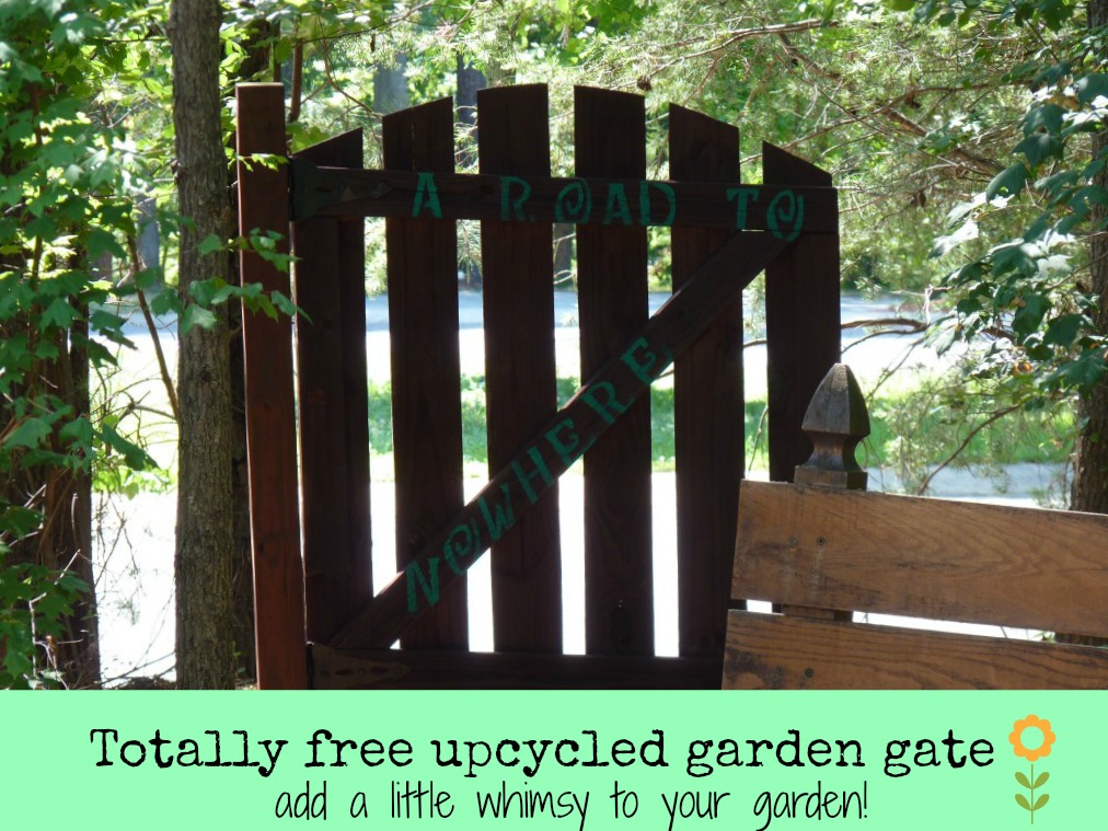 Free upcycled garden gate
