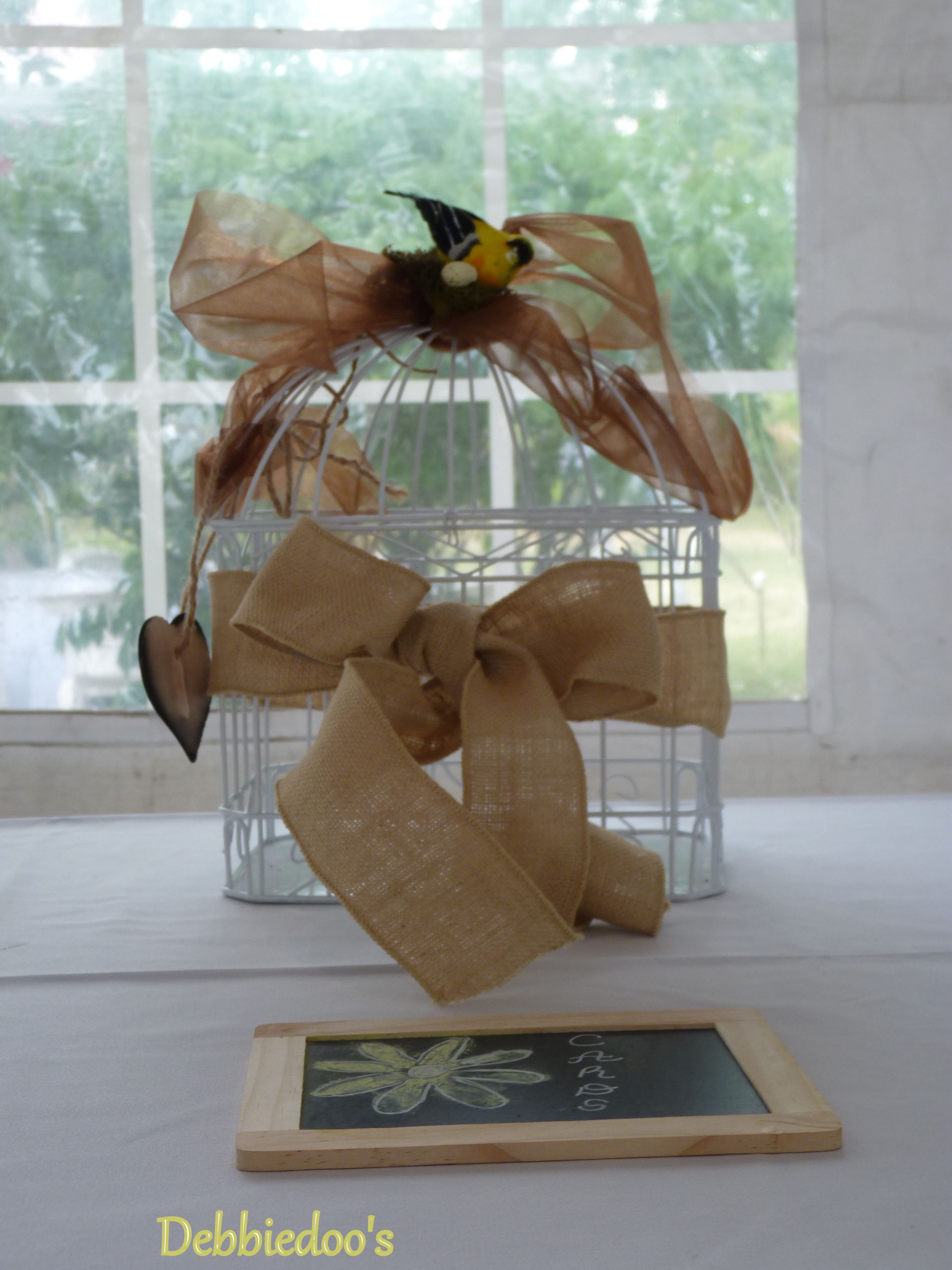 bird cage for wedding cards