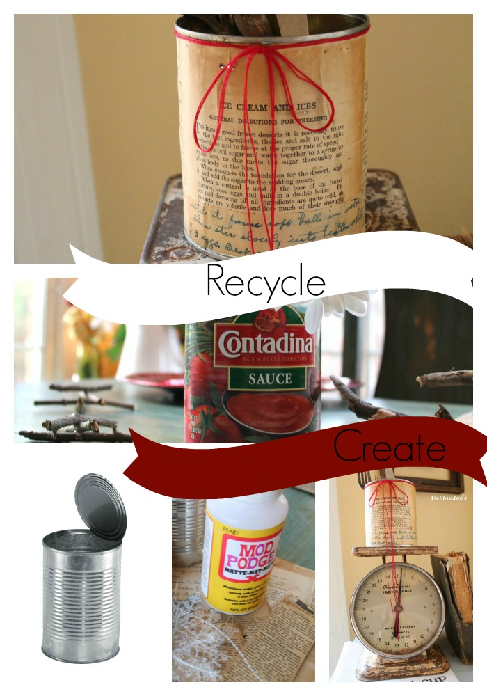 recycled cans