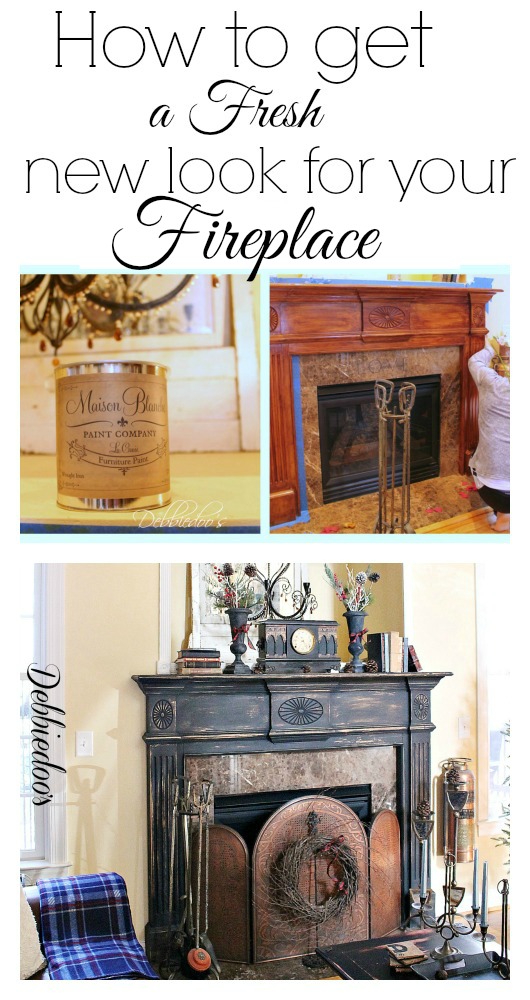 how to paint your fireplace surround