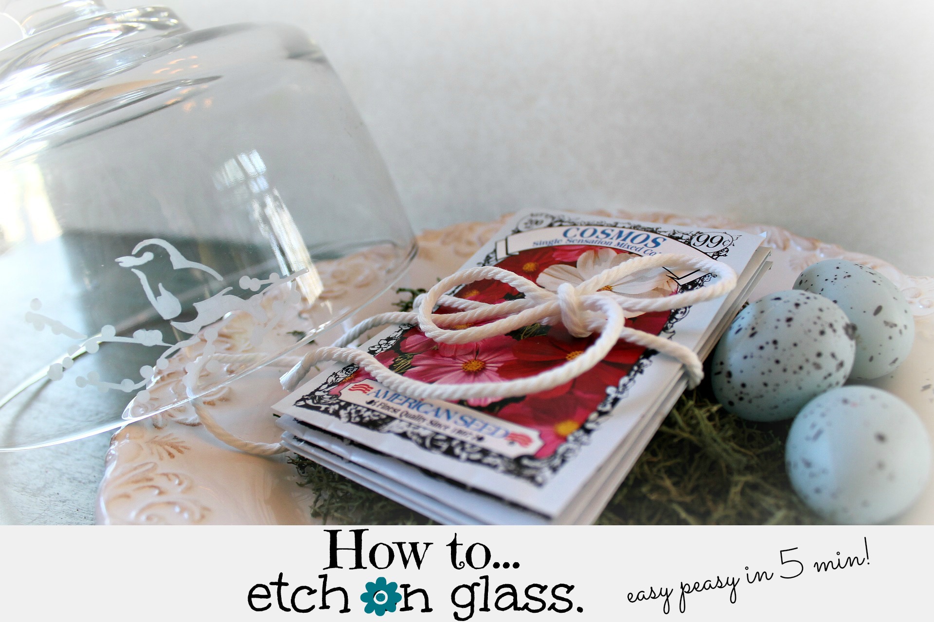 How to etch on glass