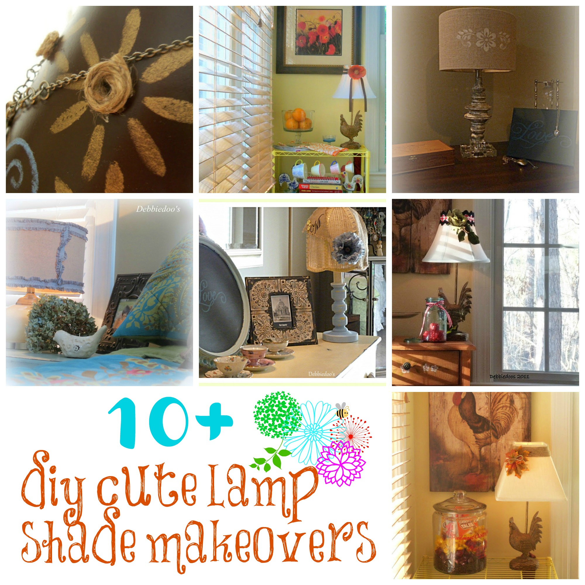 lamp shade makeovers