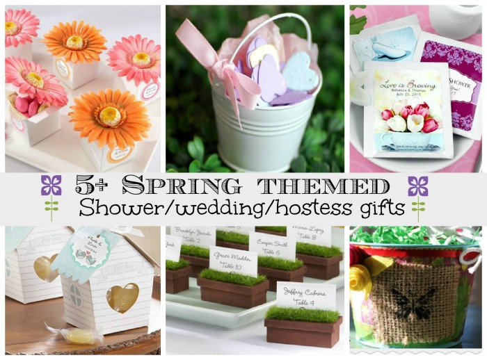 5+ spring themed favors or gifts