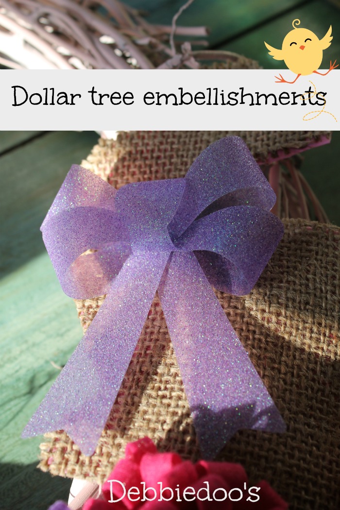 Dollar tree Spring decor embellishments