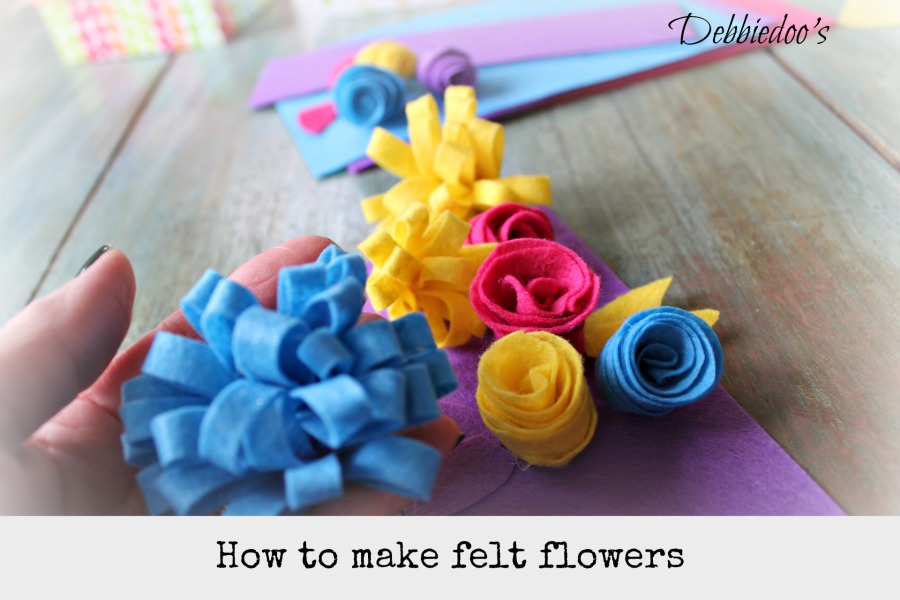 How to make felt flowers