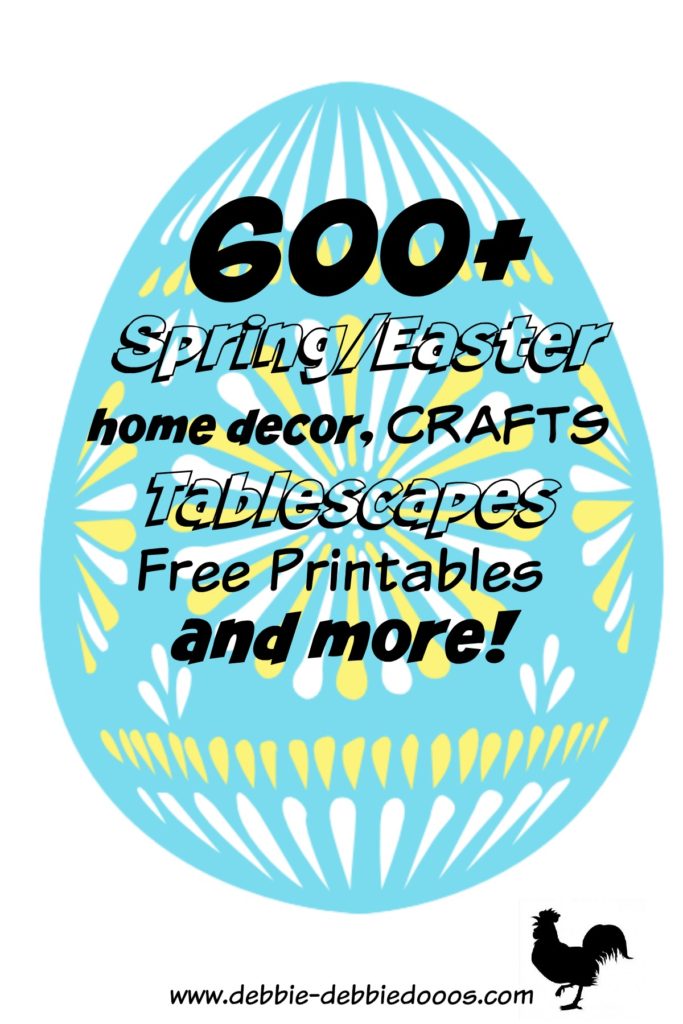 Spring and Easter crafts, home decor, tablescapes, free printables and more.