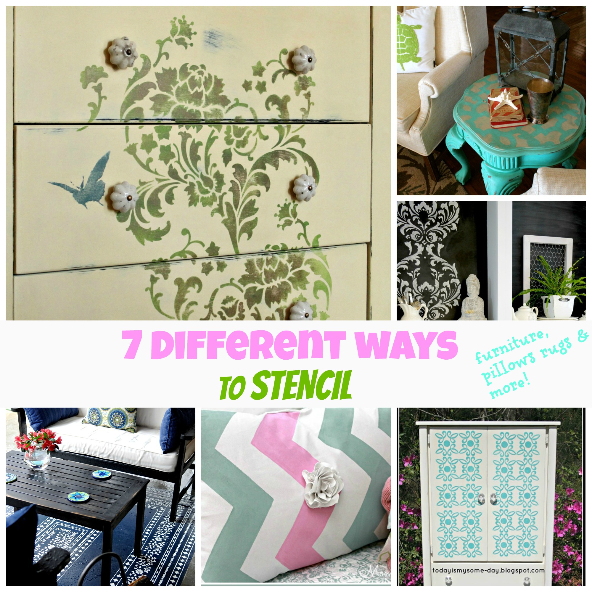 7 different ways to stencil