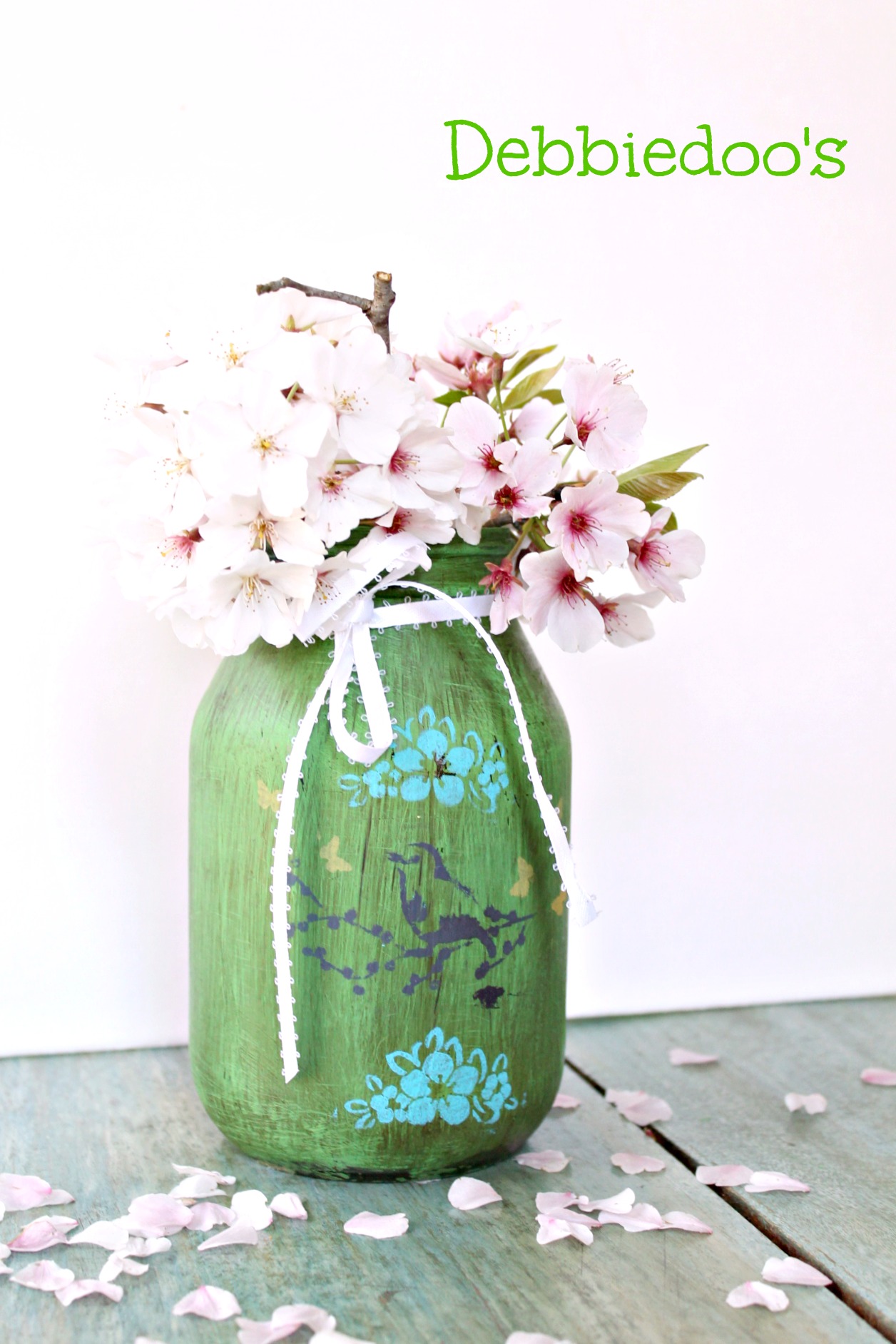 #recycled jar craft for #spring