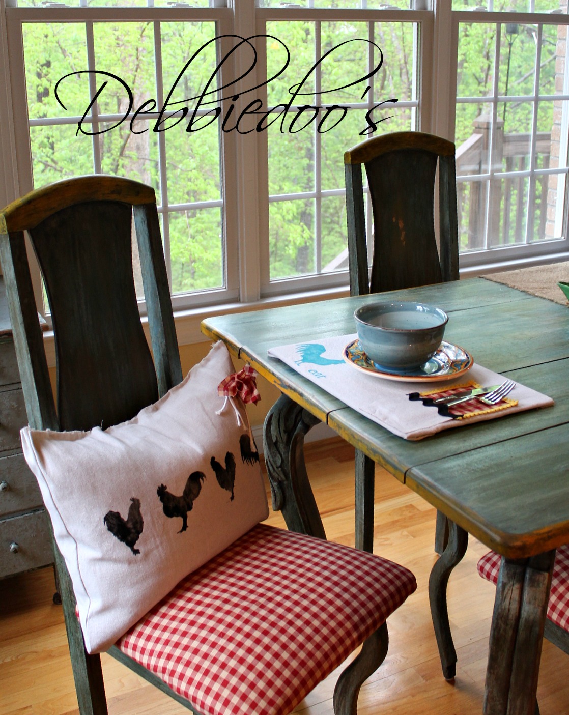 diy placemat and placeset holder 