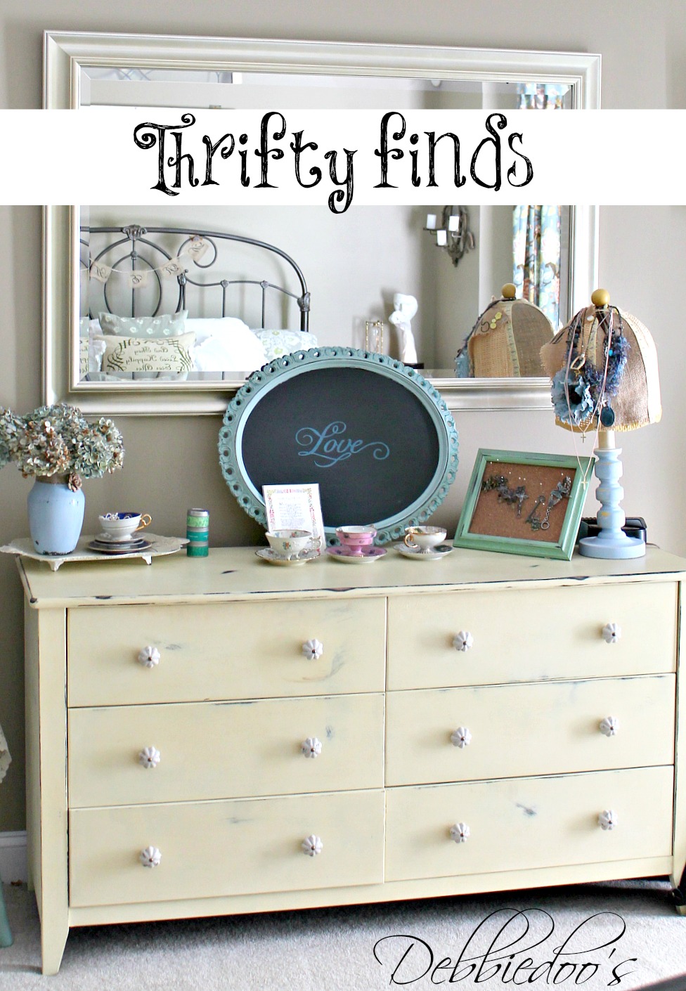 thrifty finds in the bedroom