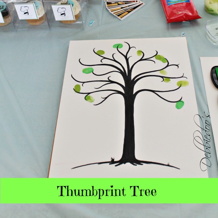 thumbprint tree for baby shower