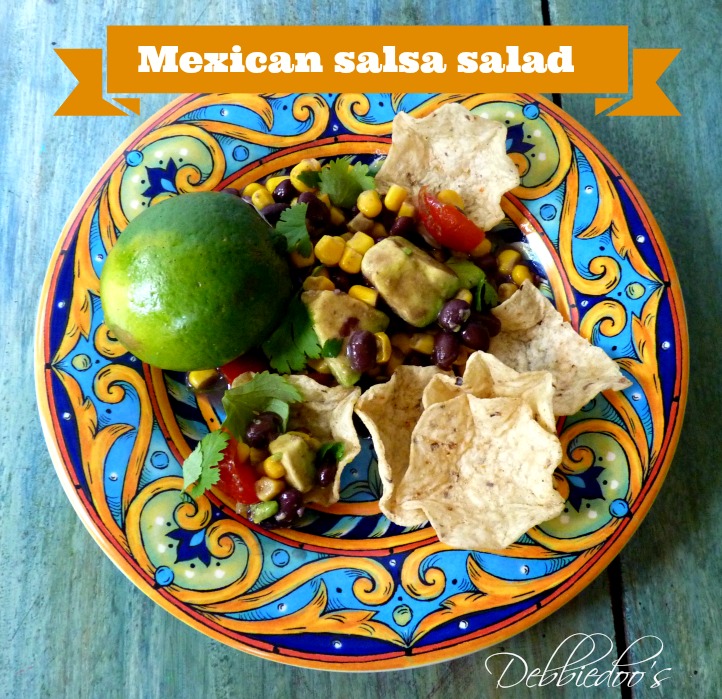 salsa mexican salad with avocodo's