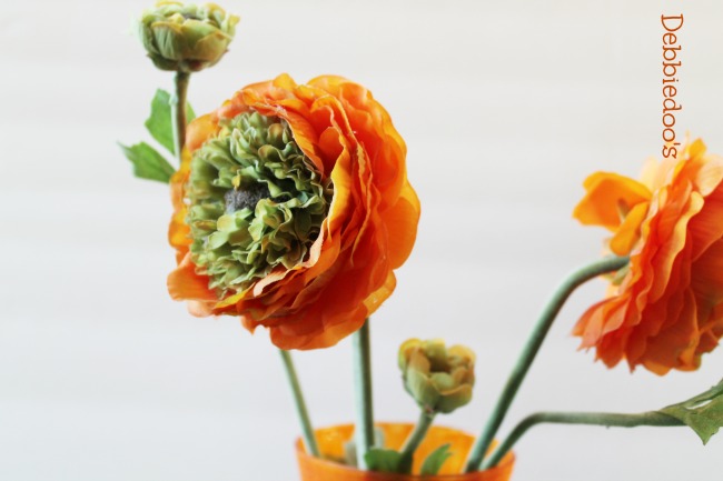 sunshine orange vase with Rit dye 007