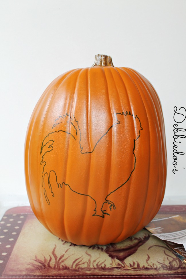 How to carve a faux pumpkin with a hot knife