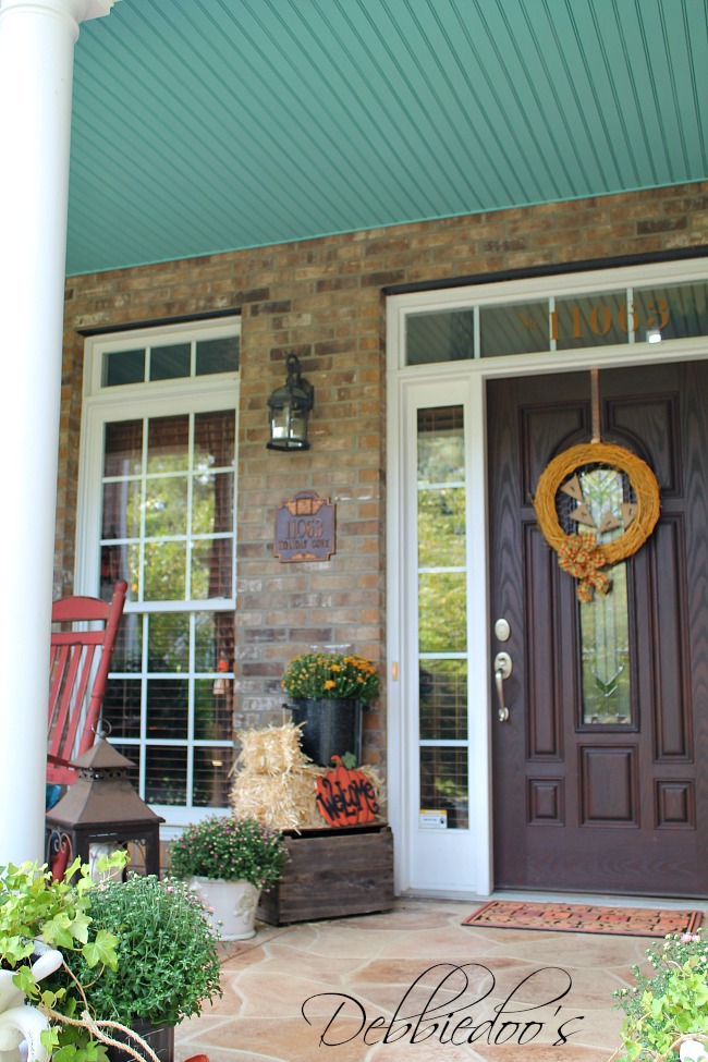 Fall porch decorating 2013