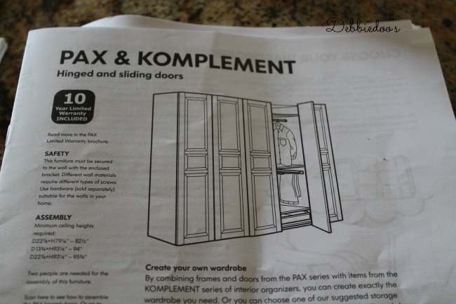 Ikea closet armoire