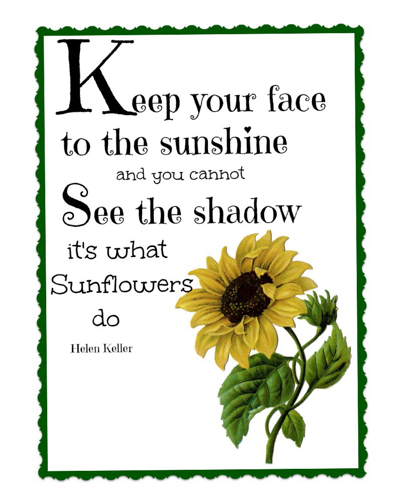 sunflower-printable