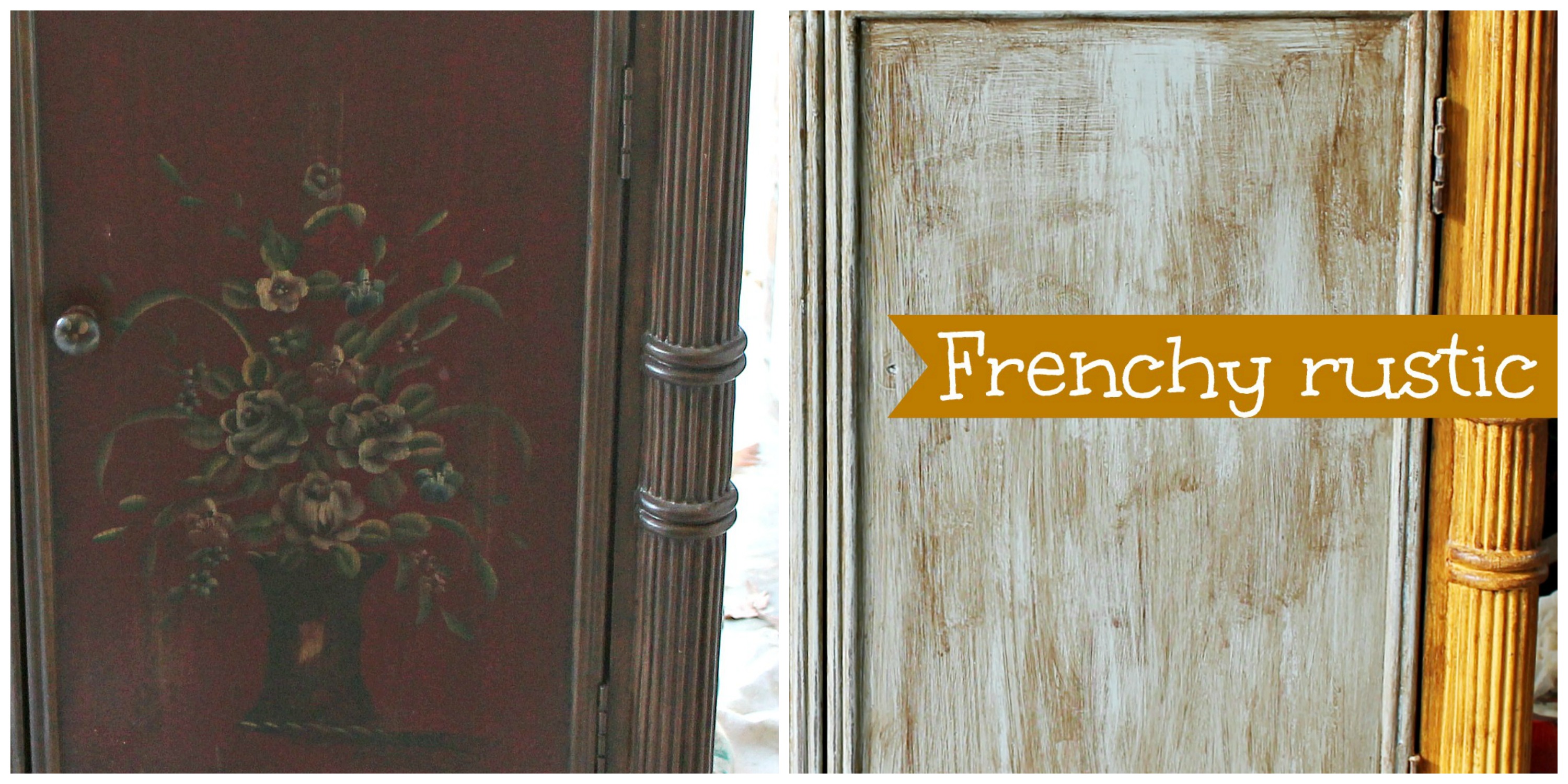 Before and after frency rustic style