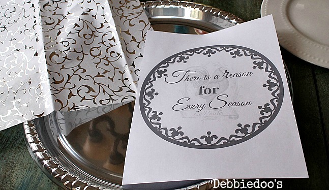 There is a reason for every season printable