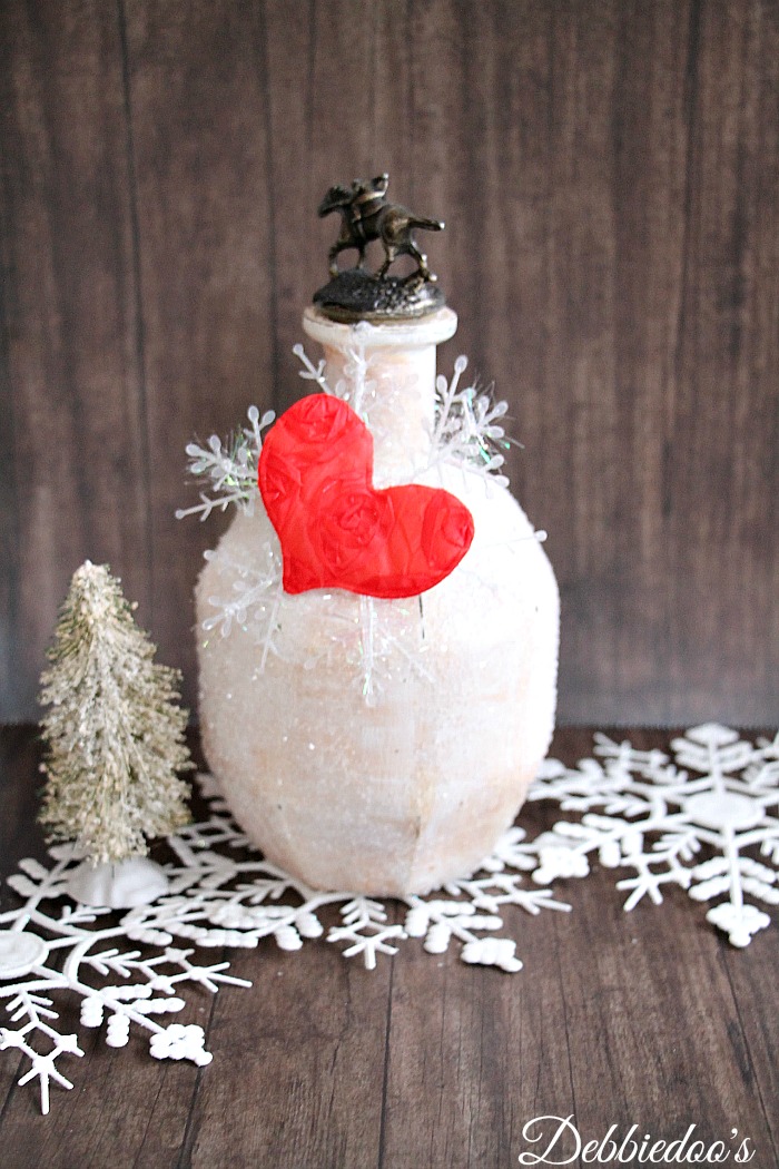diy winter recycled bottle craft