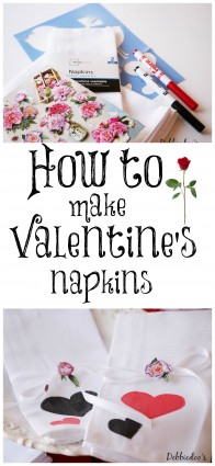 how to make valentine napkins