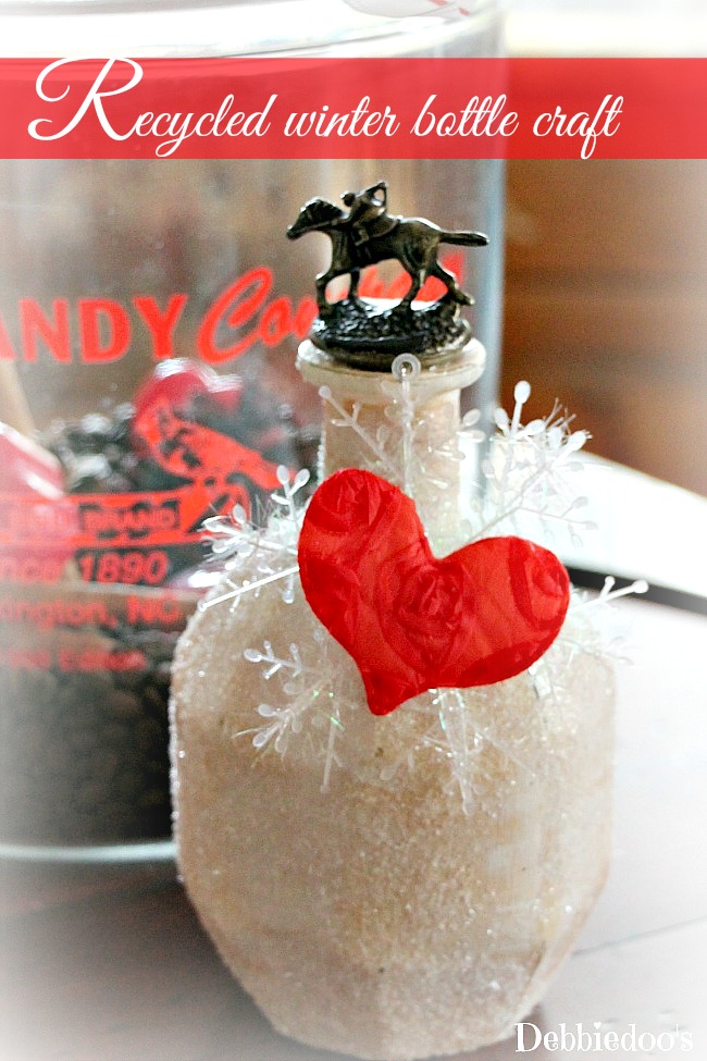 recycled winter bottle craft