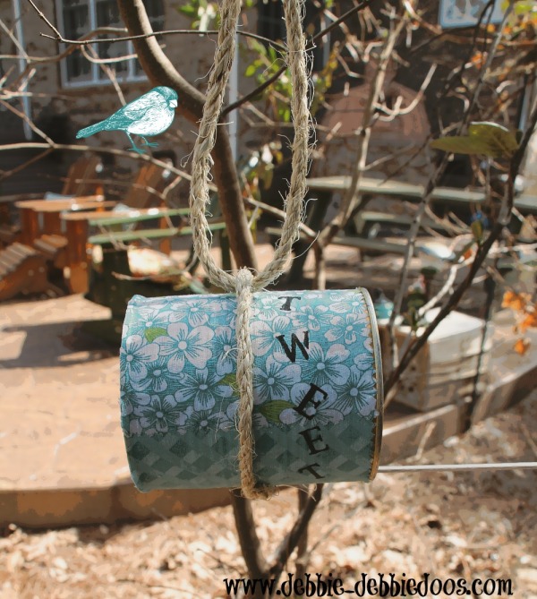 Bird feeder recycled craft idea 020