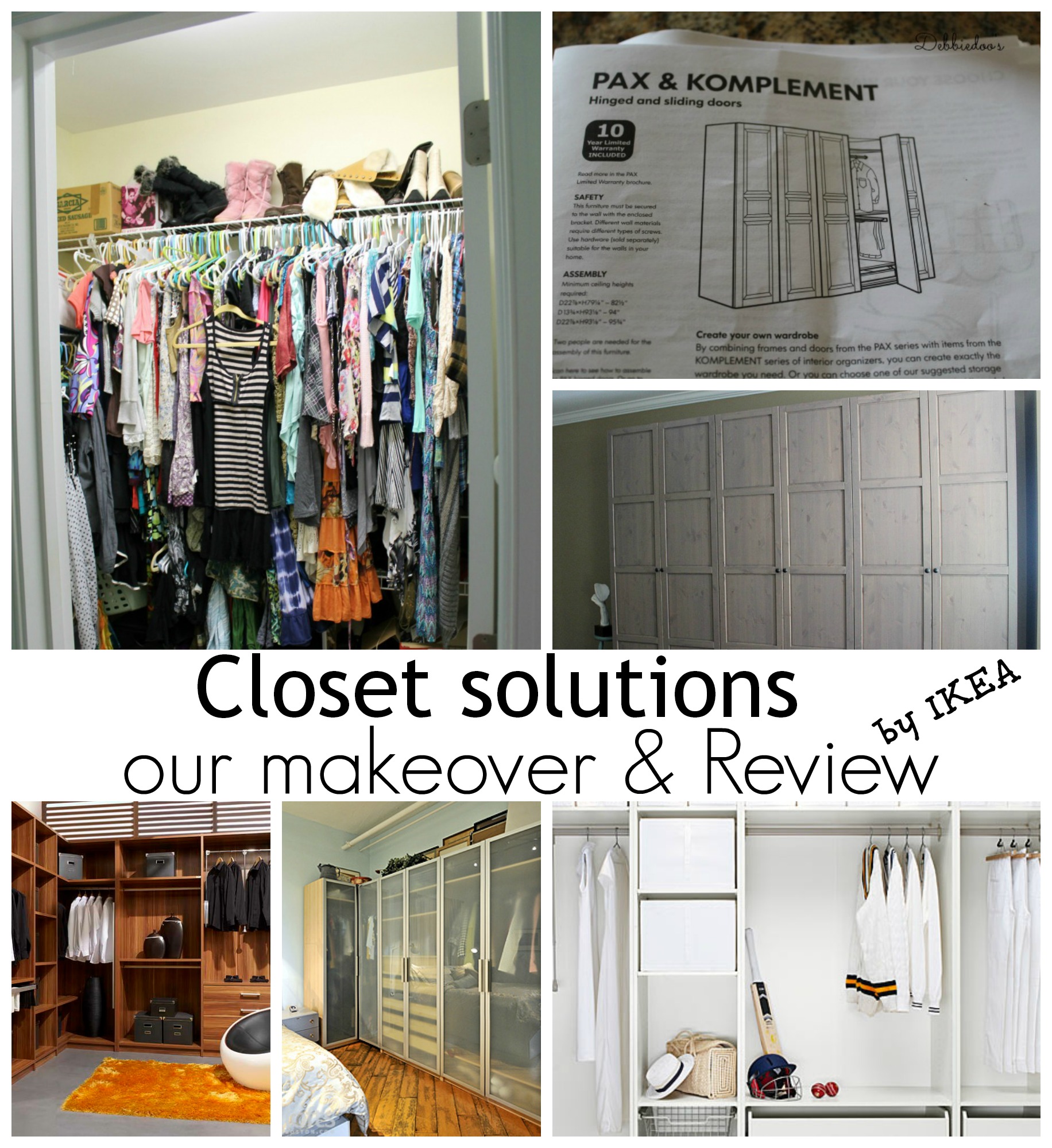 Closet makeover review By #IKEA