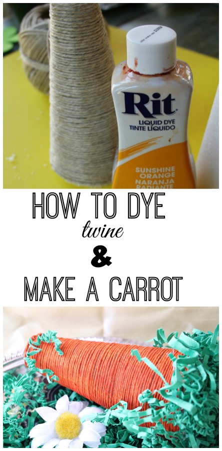 How to make a cone foam carrot