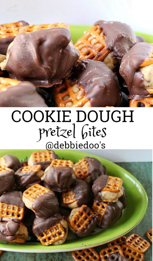 cookie dough pretzel bites