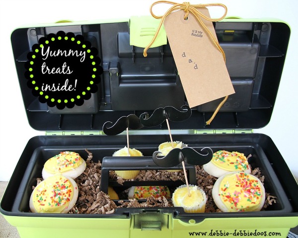 Bakery treats inside a tool box #givebakerybecause