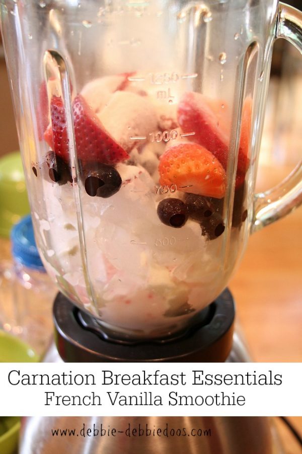 French Vanilla Carnation Breakfast essentials smoothie