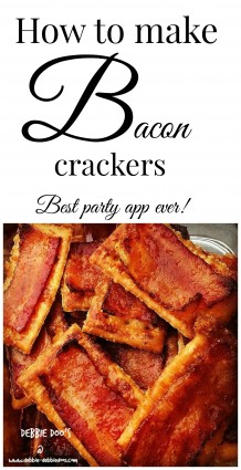 How to make bacon crackers