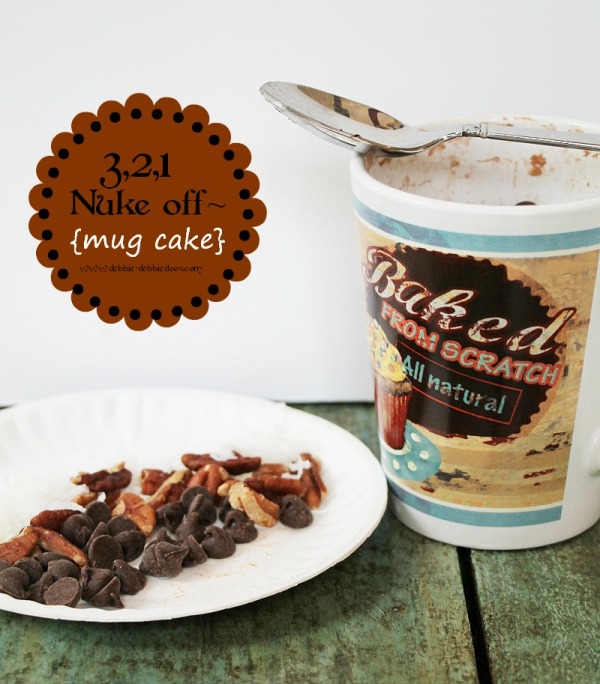 3 2 1 microwave mug cake