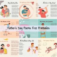 father's day poems free printables