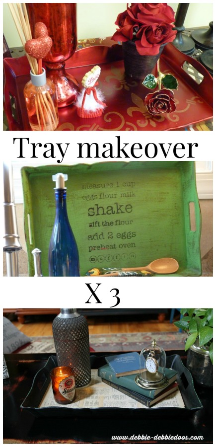 Tray makeover 3 times