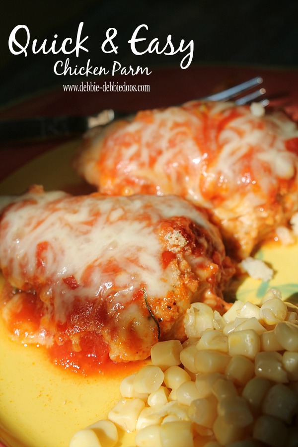 Quick and easy low fat chicken parm