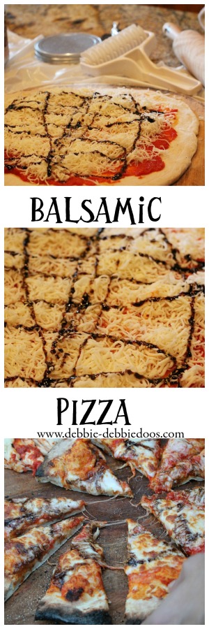 balsamic glaze pizza on the grill or oven
