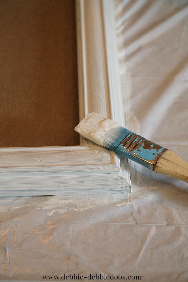 bhg picture frame painted with chalky paint