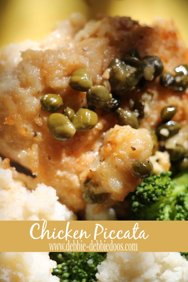 chicken piccata with white wine and capers