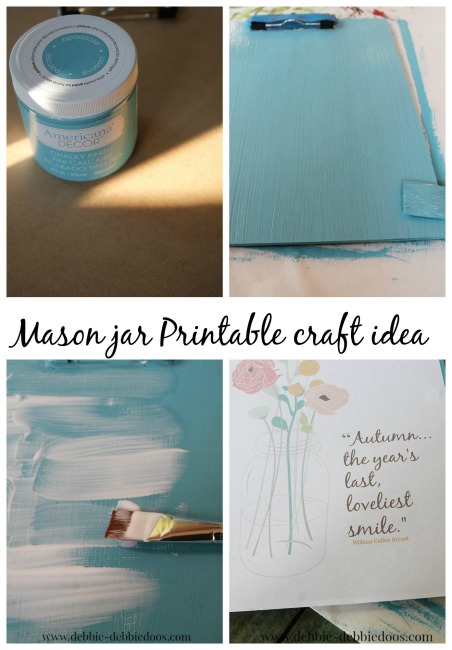 mason jar craft printable idea