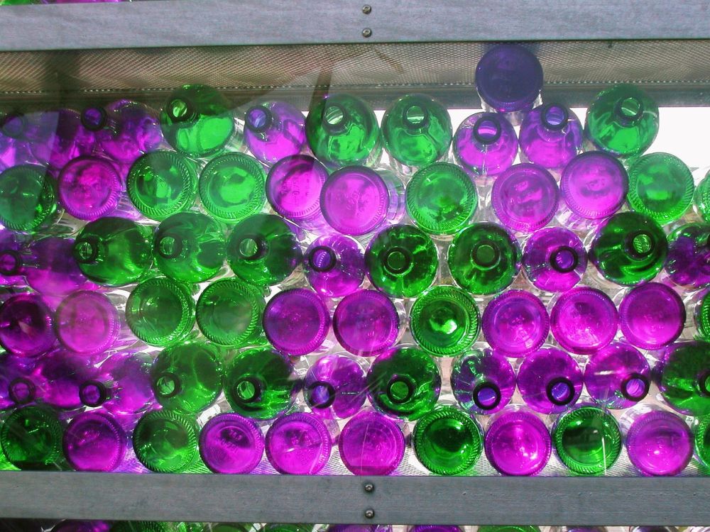 history of purple bottles