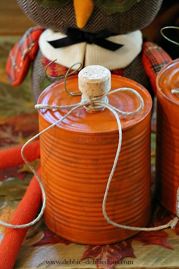 tin can scarecrow craft