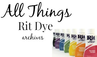 All things Rit dye archives