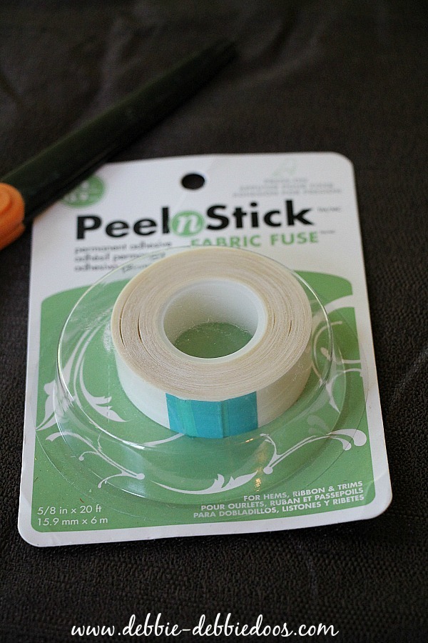 Fabric fuse peel and stick
