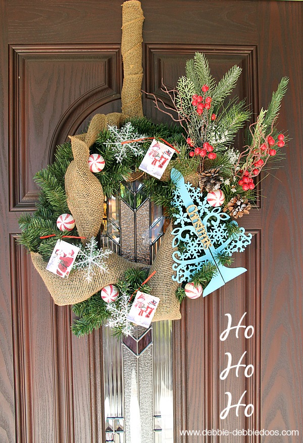 Traditional classic evergreen Christmas wreaths. #debbiedoos