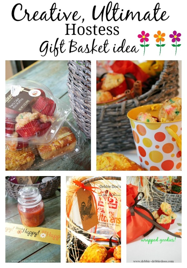 Creative ultimate hostess gift basket idea
