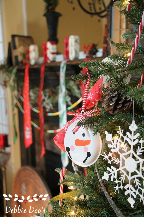 Dollar tree Christmas tree and mantel decorating ideas